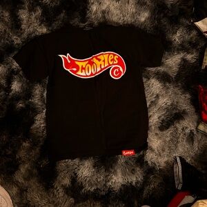 Cookies Black T-Shirt with Red and Yellow Logo